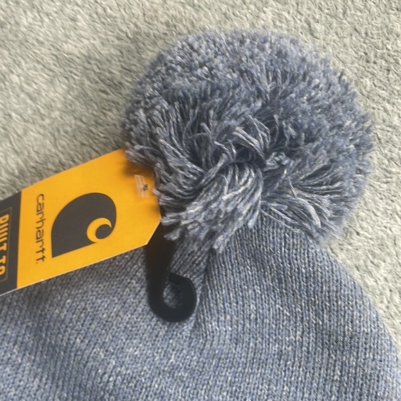 - ✖️NEW STOCK ⭐️ BLUE SLATE POM CARHARTT  hat …NEW - Picture 6 of 7